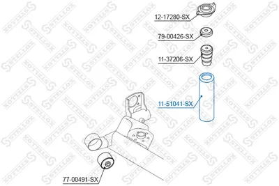 Caperuza protectora/fuelle, amortiguador Hyundai ACCENT III Saloon · Kia PICANTO I · Kia RIO II Saloon