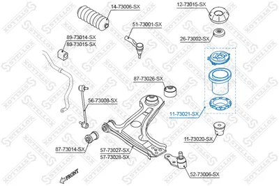 Caperuza protectora/fuelle, amortiguador Chevrolet LACETTI