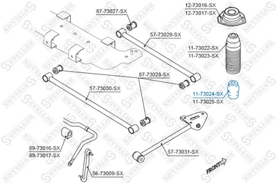 Almohadilla de tope, suspensión Chevrolet LACETTI