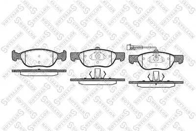 Juego de pastillas de freno Alfa Romeo 145 · Alfa Romeo 146 · Fiat PUNTO
