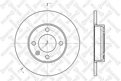 Disco de freno Audi 80 B1 Saloon · Audi 80 B2 Saloon · Audi 100 C1 Saloon