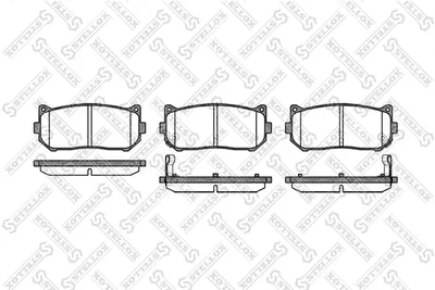 Juego de pastillas de freno Honda LEGEND IV · Kia SEPHIA Saloon · Kia CLARUS