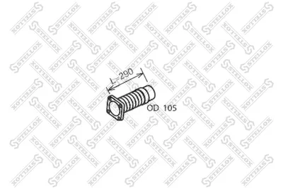 Unión flexible, escape STELLOX 82-01647-SX