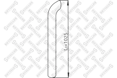 Tubo de escape STELLOX 82-03747-SX