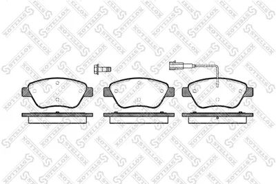 Juego de pastillas de freno Alfa Romeo MITO · Audi A1 · Audi A1 Sportback