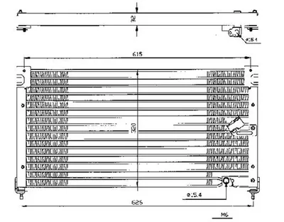 Condensador, aire acondicionado Honda ACCORD V · Honda ACCORD V Aerodeck · Rover 600 I