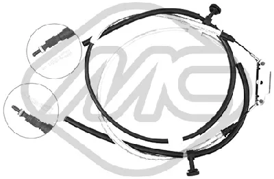 Cable de accionamiento, freno de estacionamiento Opel VECTRA C · Opel VECTRA C GTS