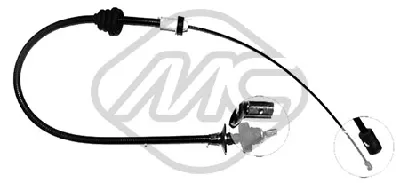 Cable de accionamiento, accionamiento del embrague Renault TWINGO I