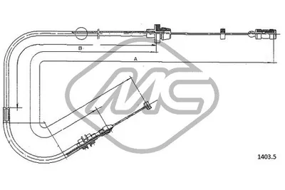 Cable del acelerador Fiat CINQUECENTO