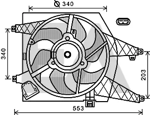 Ventilador, refrigeración del motor Nissan MICRA III · Nissan MICRA C+C III · Nissan NOTE