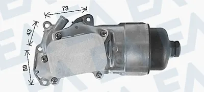 Radiador de aceite, aceite motor Citroën BERLINGO / BERLINGO FIRST Box Body/MPV · Citroën BERLINGO / BERLINGO FIRST MPV · Citroën XSARA