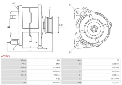 Alternador Saab 9-3
