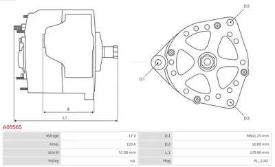 Alternador AS-PL A0956S