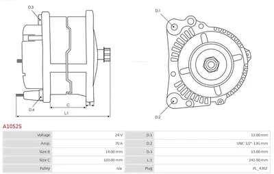 Alternador AS-PL A1052S