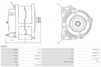Alternador Opel CORSA C · Opel COMBO Box Body/MPV · Opel CORSA C Hatchback Van