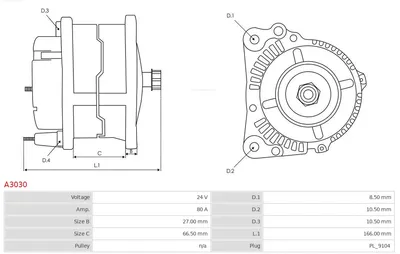 Alternador AS-PL A3030