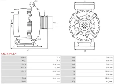 Alternador Mercedes-Benz VIANO · Mercedes-Benz VITO Bus · Mercedes-Benz VITO / MIXTO Van