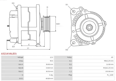 Alternador Toyota YARIS