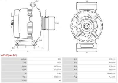 Alternador Mercedes-Benz C-CLASS · Mercedes-Benz C-CLASS T-Model · Mercedes-Benz E-CLASS