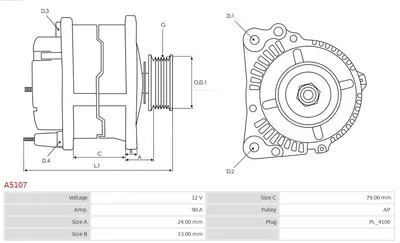 Alternador AS-PL A5107