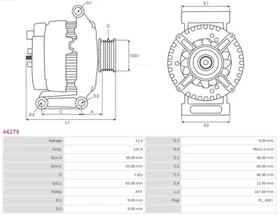 Alternador Honda ACCORD VIII · Honda ACCORD VIII Estate · Nissan NV400 Platform/Chassis