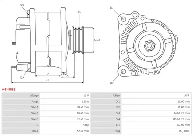 Alternador Lexus RX