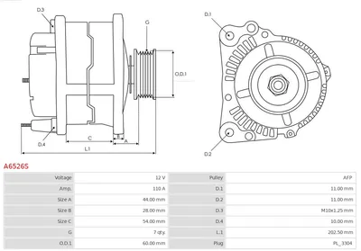 Alternador Kia SORENTO I