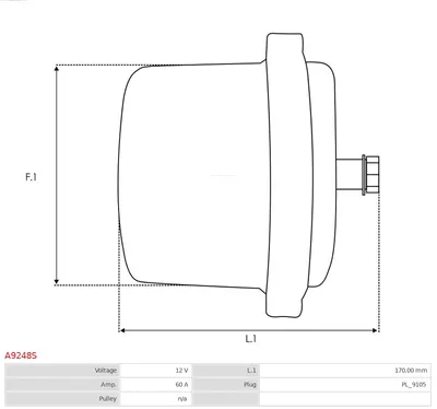 Alternador Porsche 911 Targa