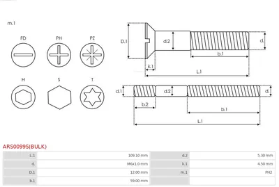 Kit de reparación, alternador AS-PL ARS0099S(BULK)