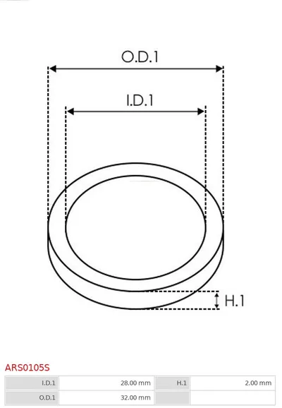 Kit de reparación, alternador AS-PL ARS0105S