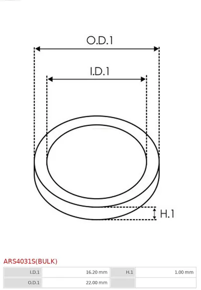 Kit de reparación, alternador AS-PL ARS4031S(BULK)