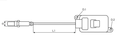 Sensor NOx, inyección de úrea Opel ANTARA A · Opel INSIGNIA A · Opel INSIGNIA A Saloon