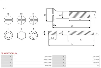 Kit de reparación, alternador AS-PL SRS0243S(BULK)