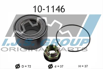 Juego de cojinete de rueda Nissan KUBISTAR Van · Renault RAPID Box Body/MPV · Renault CLIO I