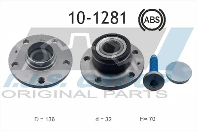 Juego de cojinete de rueda Audi A3 · Audi A3 Sportback · Audi TT