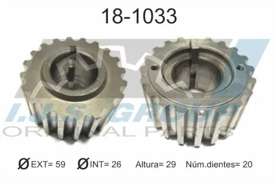 Rueda dentada, árbol de levas Renault KANGOO · Renault CLIO II · Renault MODUS / GRAND MODUS