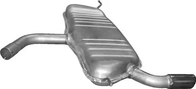 Silenciador posterior Audi A3