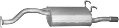 Silenciador posterior Honda CIVIC V Saloon · Honda CIVIC V Coupe · Honda CIVIC VI Saloon
