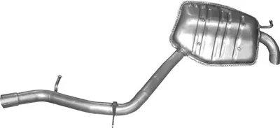 Silenciador posterior Mercedes-Benz E-CLASS