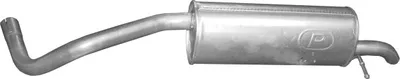 Silenciador posterior Seat IBIZA IV SC · Skoda FABIA II · Seat IBIZA IV