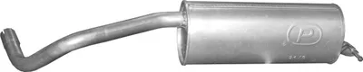Silenciador posterior Seat IBIZA IV SC · Seat IBIZA IV · Skoda FABIA II