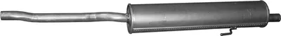 silenciador del medio Toyota YARIS