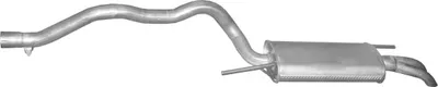 Silenciador posterior Vw TRANSPORTER T4 Bus · Vw TRANSPORTER T4 Van · Vw TRANSPORTER T4 Platform/Chassis (70E, 70L, 70M, 7DE, 7DL, 7D