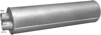 Silenciador posterior POLMO 61.07