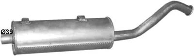 Silenciador posterior POLMO 69.100