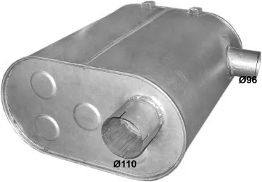 Silenciador posterior POLMO 70.10