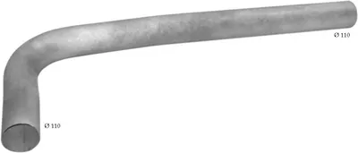 Tubo de escape POLMO 71.00