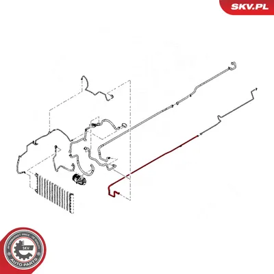 Tubería de alta presión, aire acondicionado Fiat TALENTO Bus · Nissan NV300 Kombi · Opel VIVARO B Bus