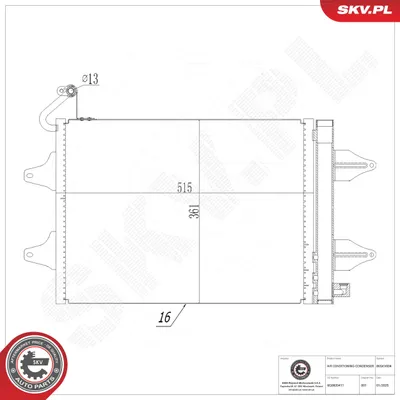Condensador, aire acondicionado Seat IBIZA III · Seat CORDOBA · Skoda FABIA I