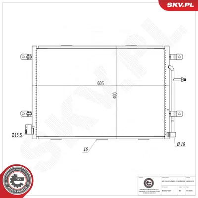 Condensador, aire acondicionado Audi A6 C5 · Audi A6 C5 Avant · Audi ALLROAD C5